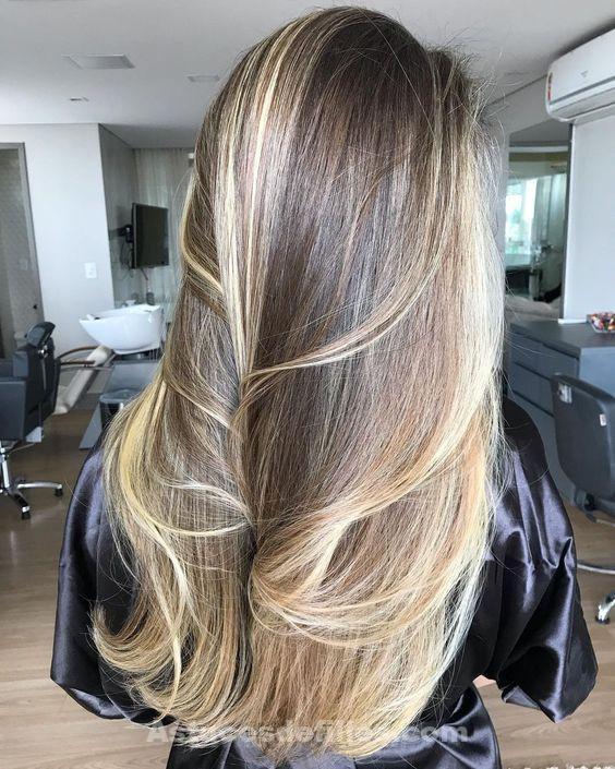 Les 50 plus beaux balayages caramel pour cheveux lisses 32