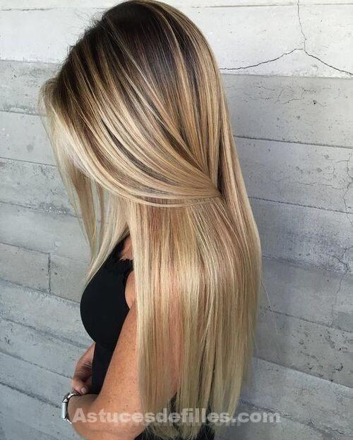 Les 50 plus beaux balayages caramel pour cheveux lisses 36