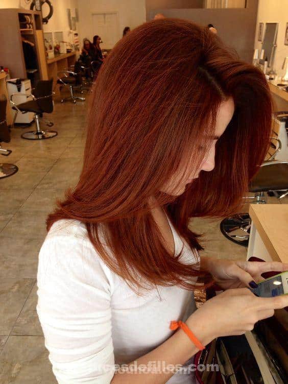 Les 44 plus belles colorations cheveux rouge 41