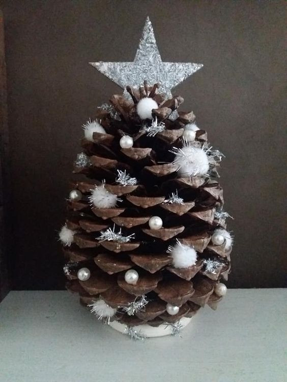 24 Déco de Noël avec De Simples Pommes de Pins 15