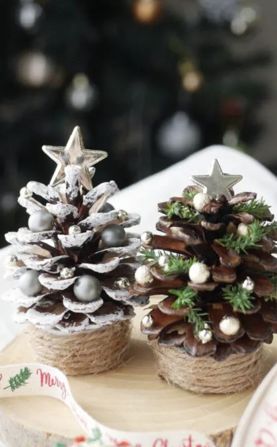 24 Déco de Noël avec De Simples Pommes de Pins 3