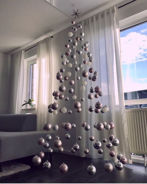 DIY : 25 inspirations pour faire un sapin minimaliste pour Noël 3