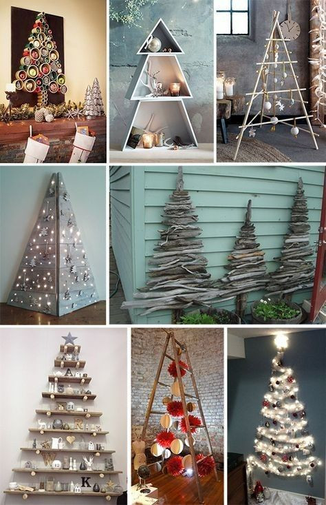 DIY : 25 inspirations pour faire un sapin minimaliste pour Noël 11