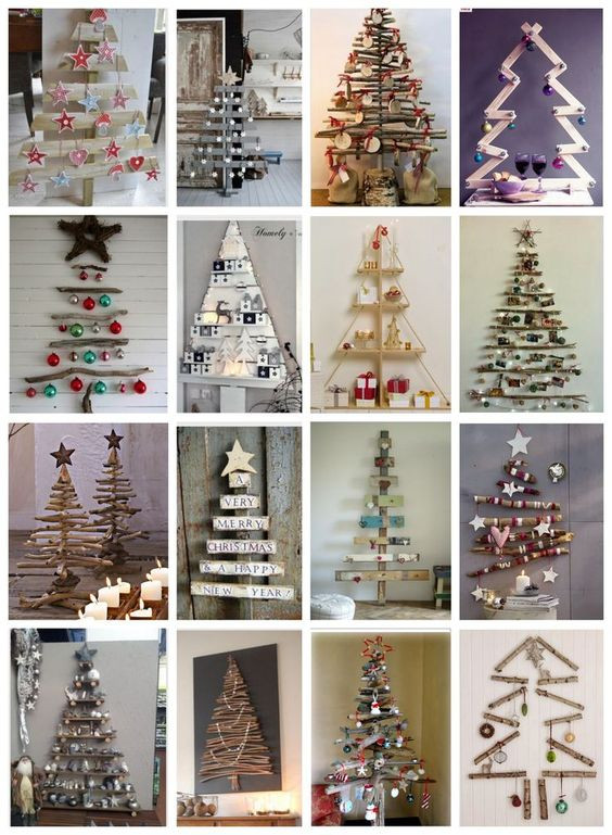 DIY : 25 inspirations pour faire un sapin minimaliste pour Noël 12