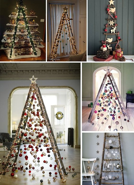 DIY : 25 inspirations pour faire un sapin minimaliste pour Noël 10