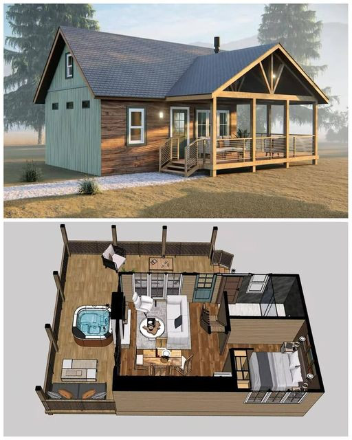 20 idées des plus belles Tiny Homes : Comment Ces Petites Maisons Révolutionnent le Mode de Vie Moderne 13