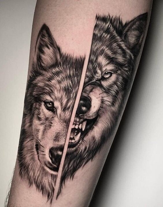 Tatouage loup : Nos 27 Plus Beaux Modèles & Leurs Significations 4