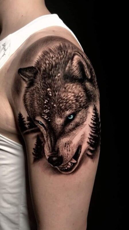 Tatouage loup : Nos 27 Plus Beaux Modèles & Leurs Significations 27