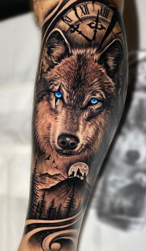 Tatouage loup : Nos 27 Plus Beaux Modèles & Leurs Significations 3