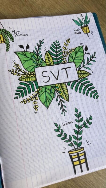 14 Idées de pages de garde pour la svt 15